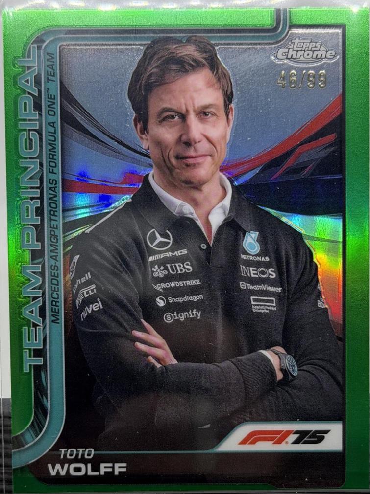 Toto Wolff [Green Refractor] #195