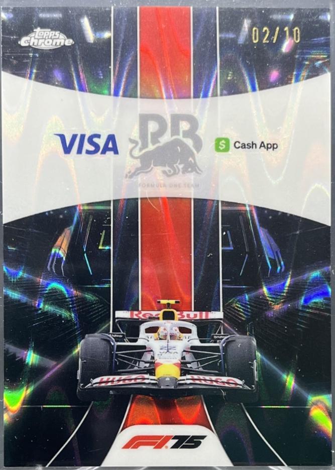 Visa Cash App Racing Bulls [Black RayWave Refractor] #179