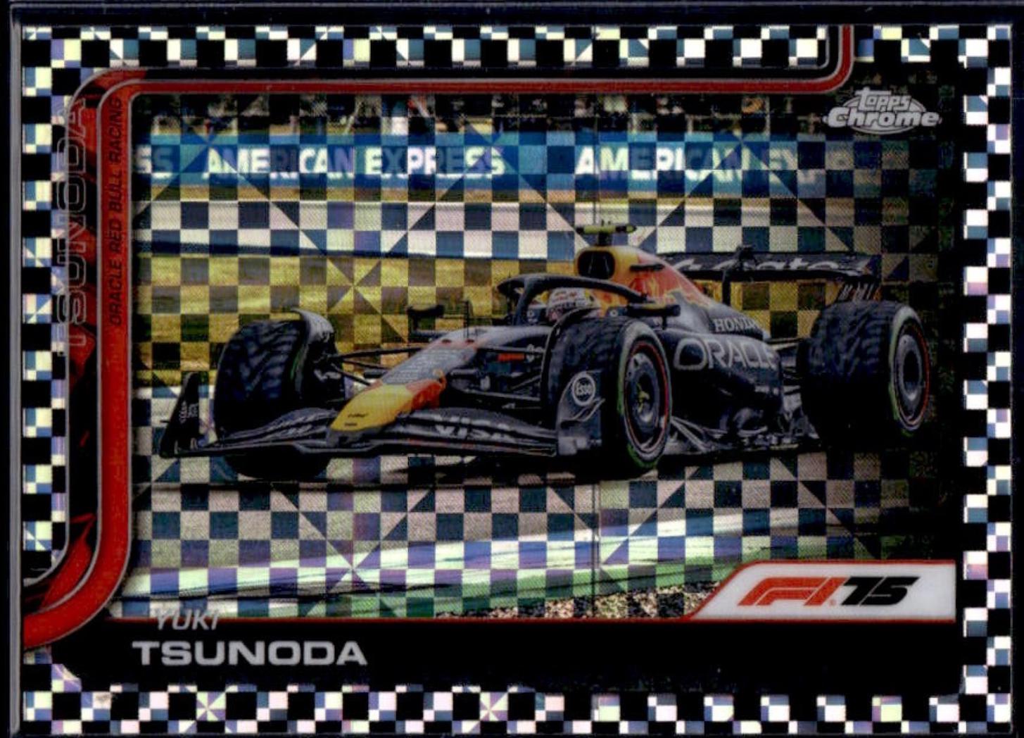 Yuki Tsunoda [Checker Flag Refractor] #74