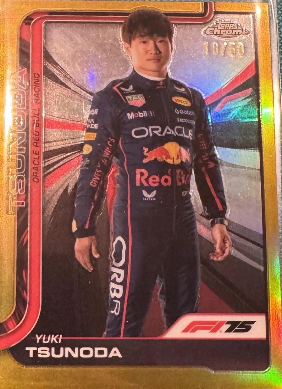 Yuki Tsunoda [Gold Refractor] #2