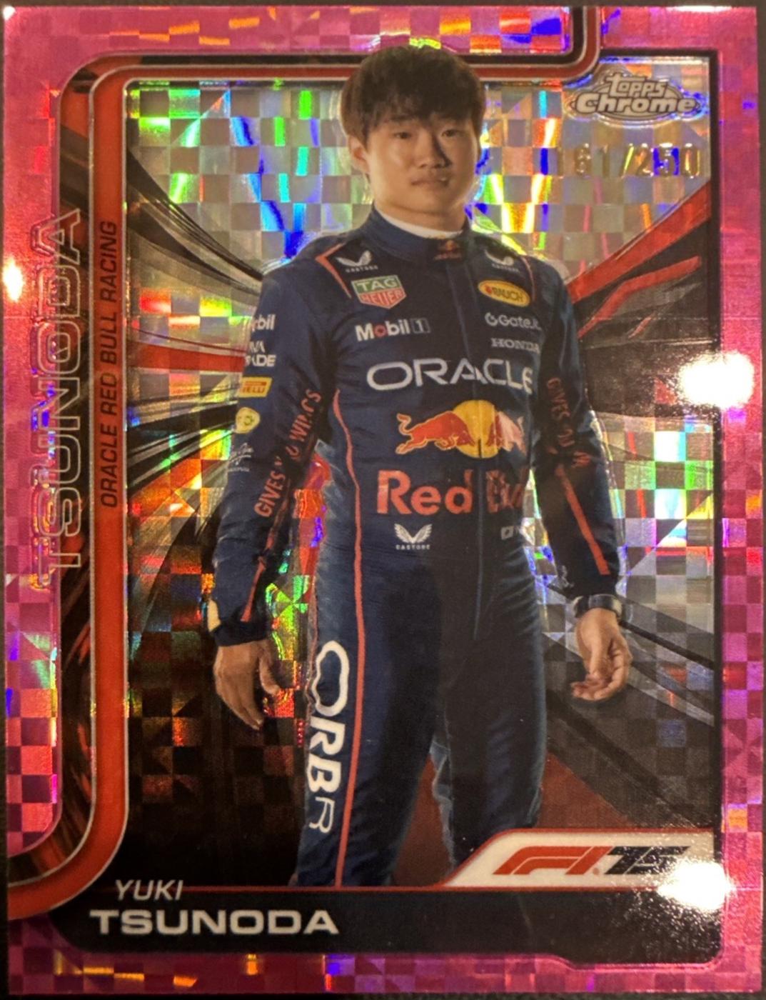 Yuki Tsunoda [Pink Checker Flag Refractor] #2