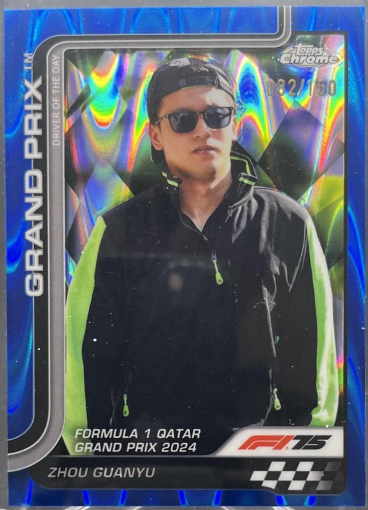 Zhou Guanyu [Blue RayWave Refractor] #144