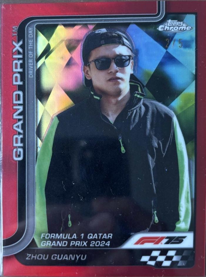 Zhou Guanyu [Red Refractor] #144