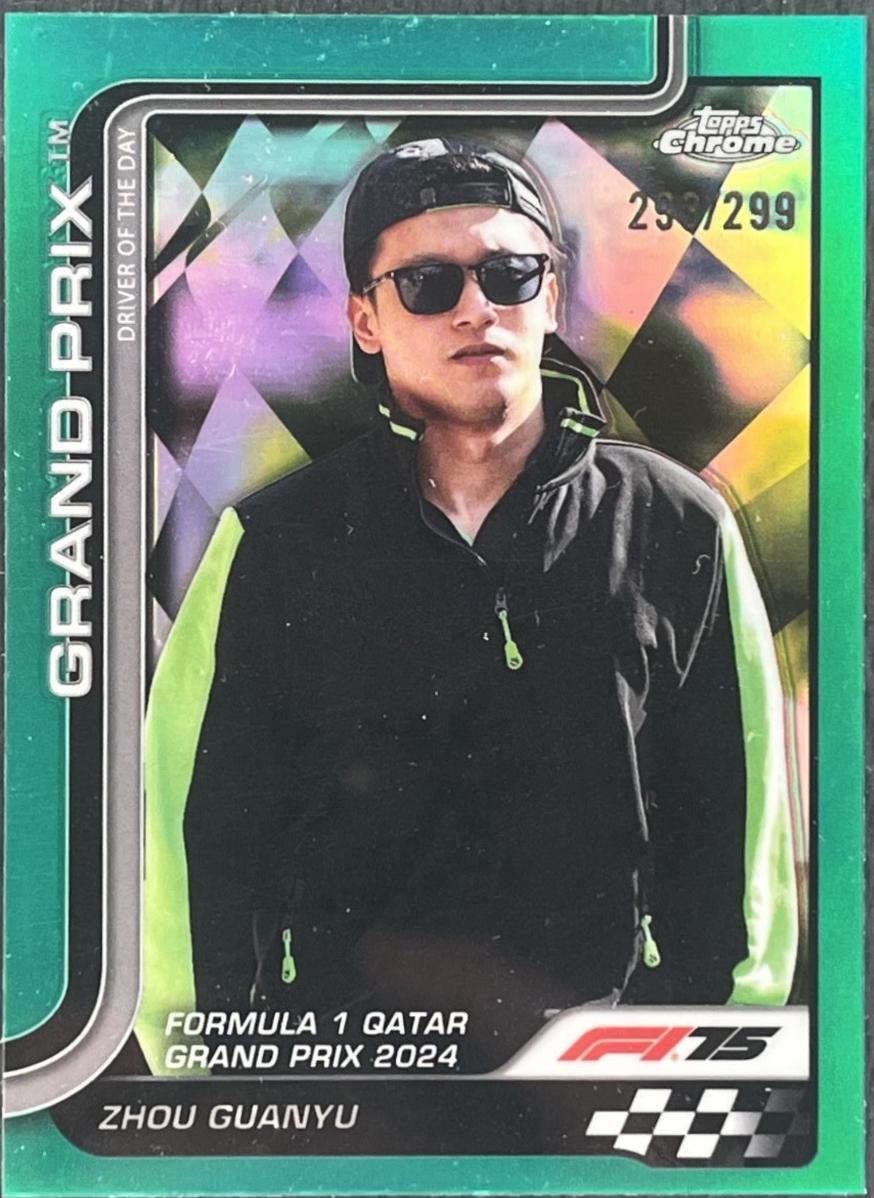 Zhou Guanyu [Teal Refractor] #144