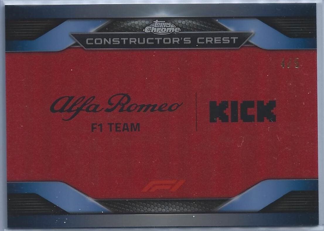 Alfa Romeo F1 Team KICK [Red Refractor] #CC-AR