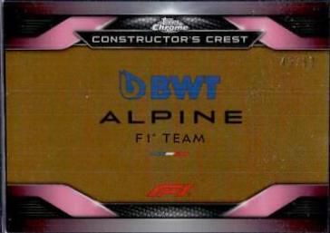 BWT Alpine F1 Team [Gold Refractor] #CC-ALP