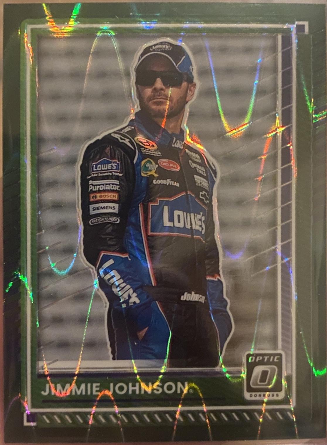 Jimmie Johnson [Optic Green Swirl] #44