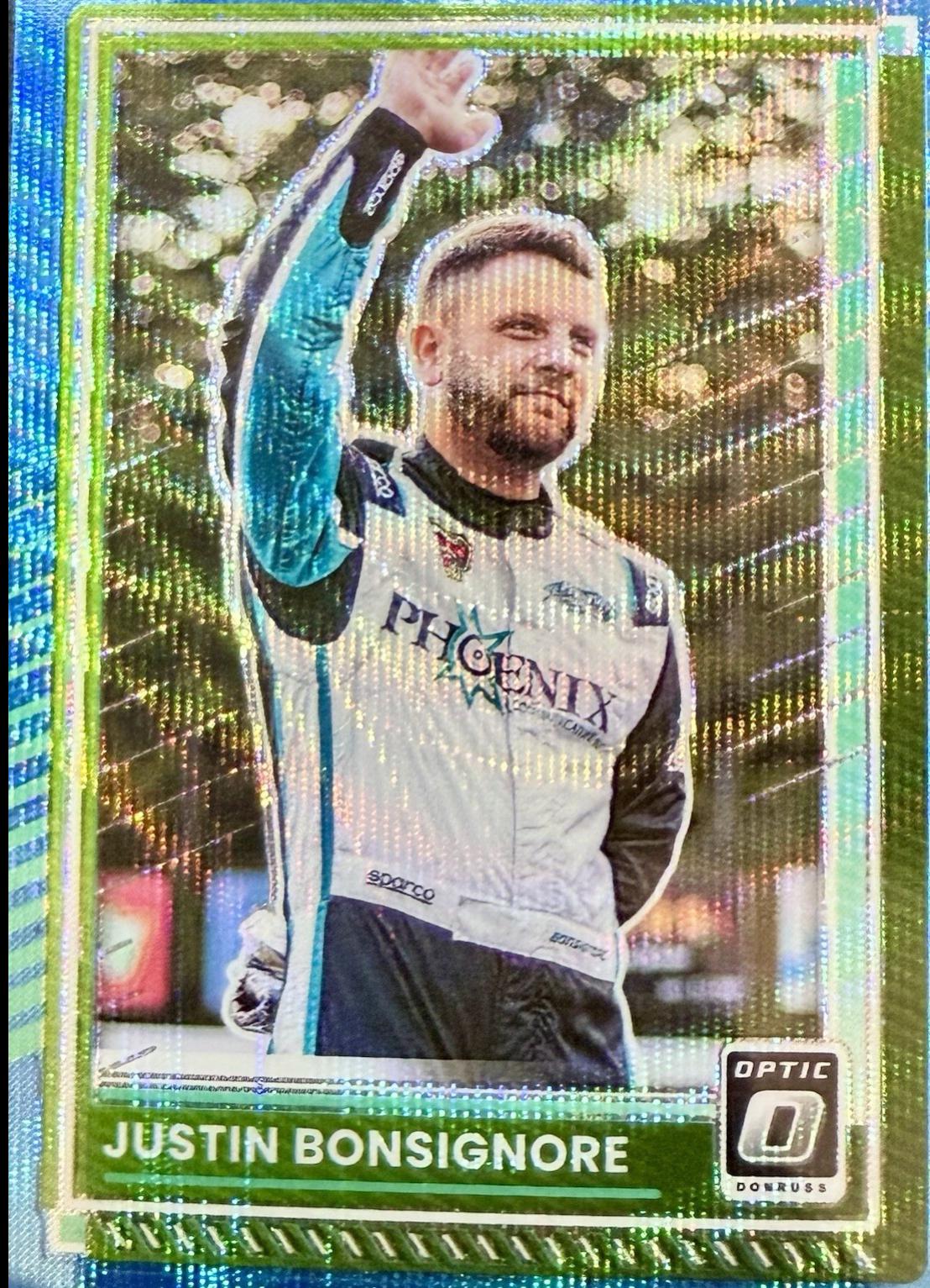 Justin Bonsignore [Optic Carolina Blue Wave] #21