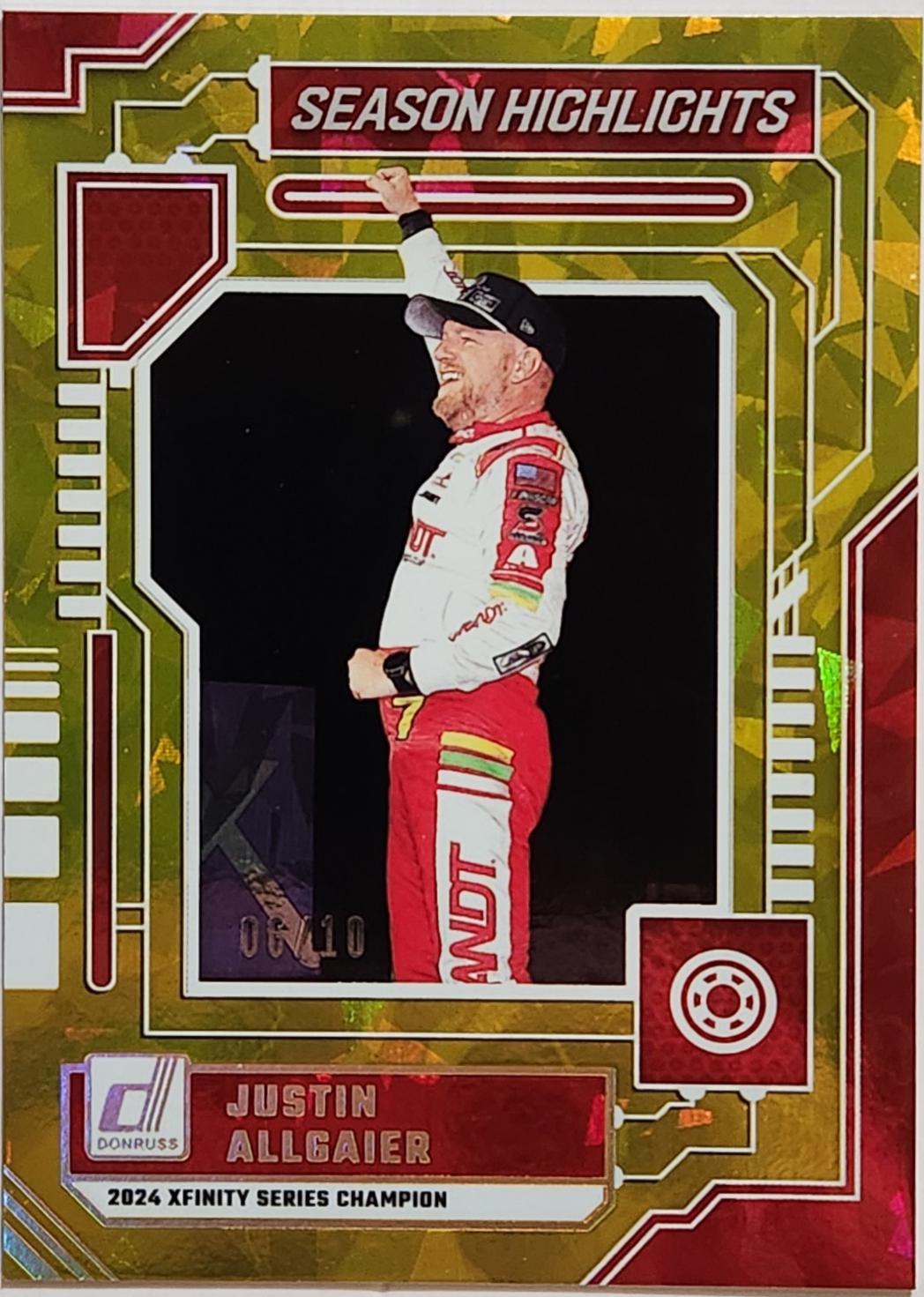 Justin Allgaier [Gold Ice] #2