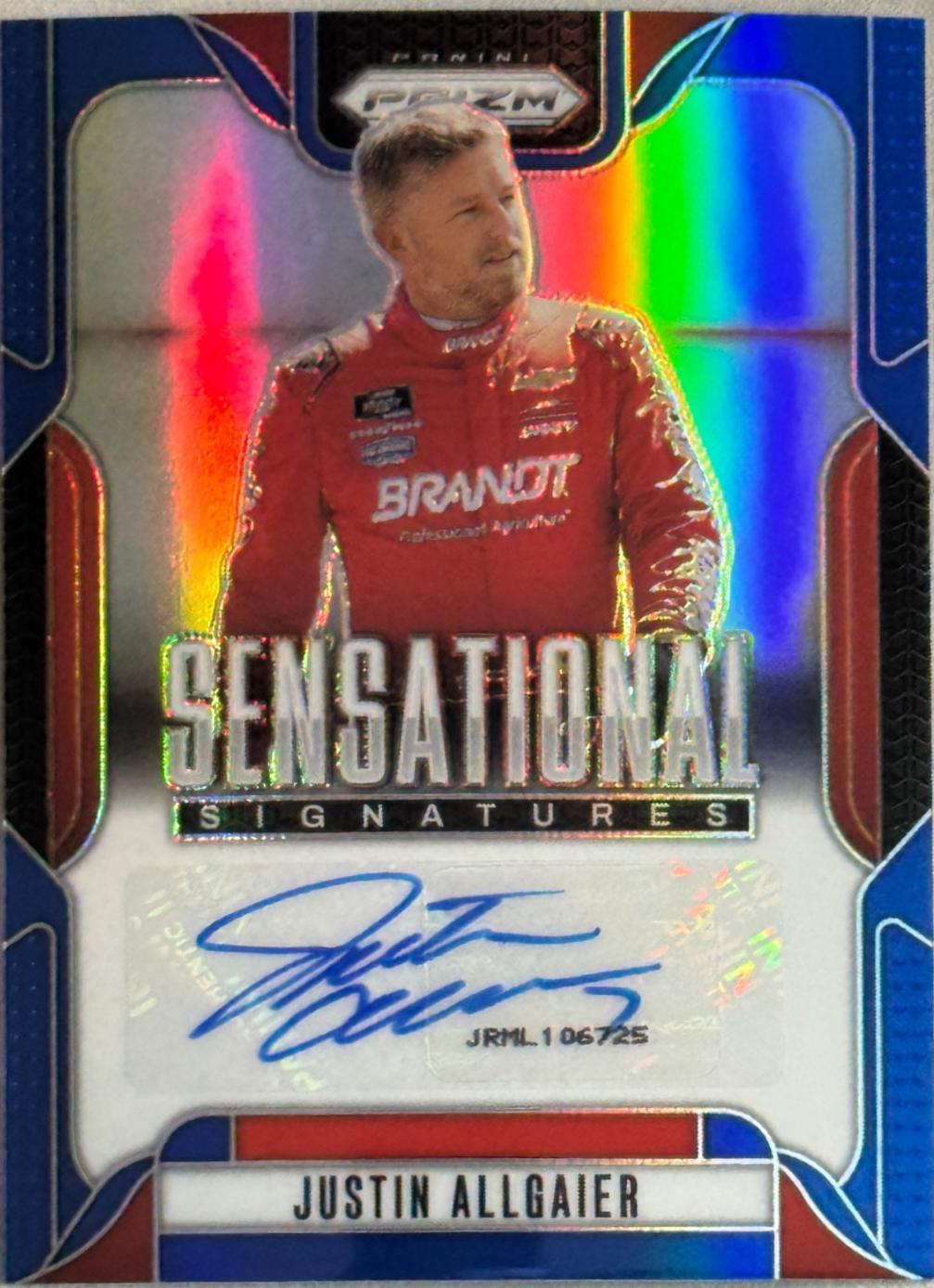 Justin Allgaier [Blue] #37