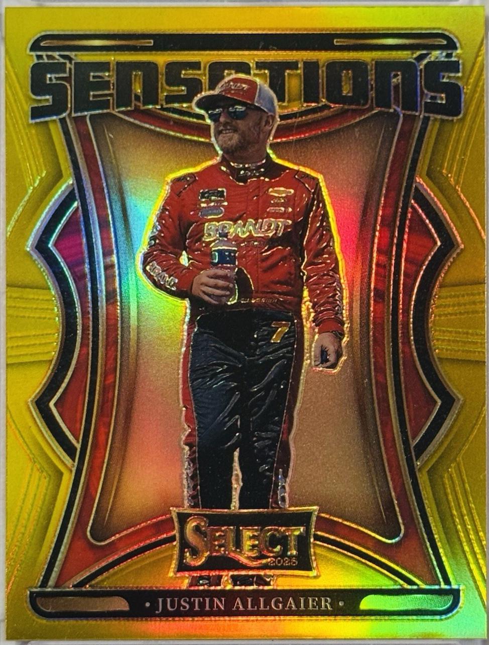 Justin Allgaier [Gold Prizm] #21