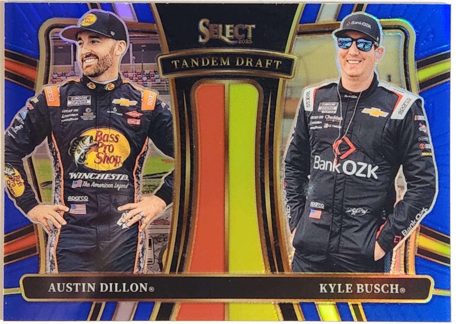 Austin Dillon / Kyle Busch [Blue Prizm] #8