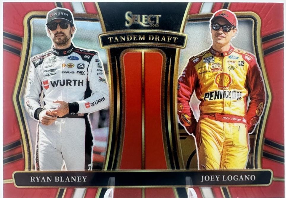 Joey Logano / Ryan Blaney [Blue Prizm] #5