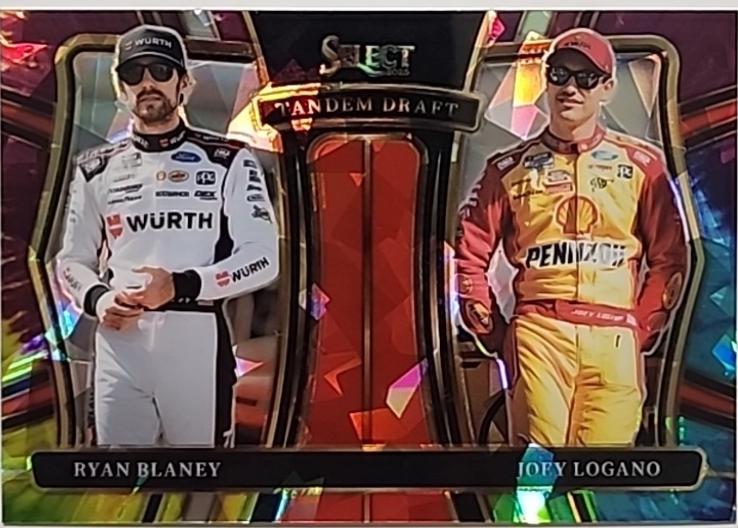 Joey Logano / Ryan Blaney [Tie-Dye Ice Prizm] #5