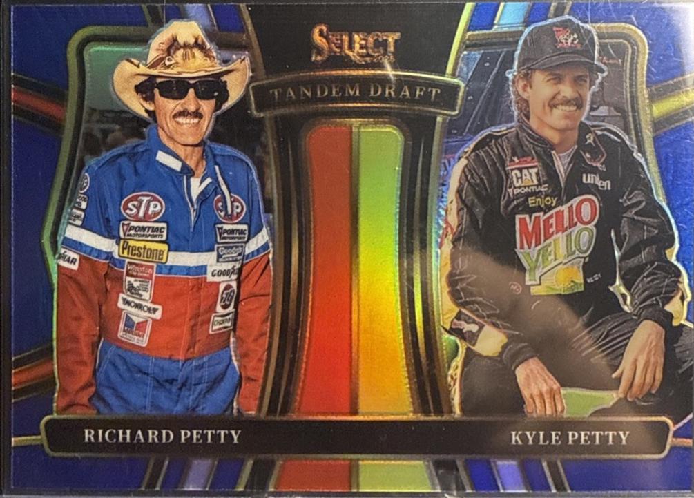 Kyle Petty / Richard Petty [Blue Prizm] #10