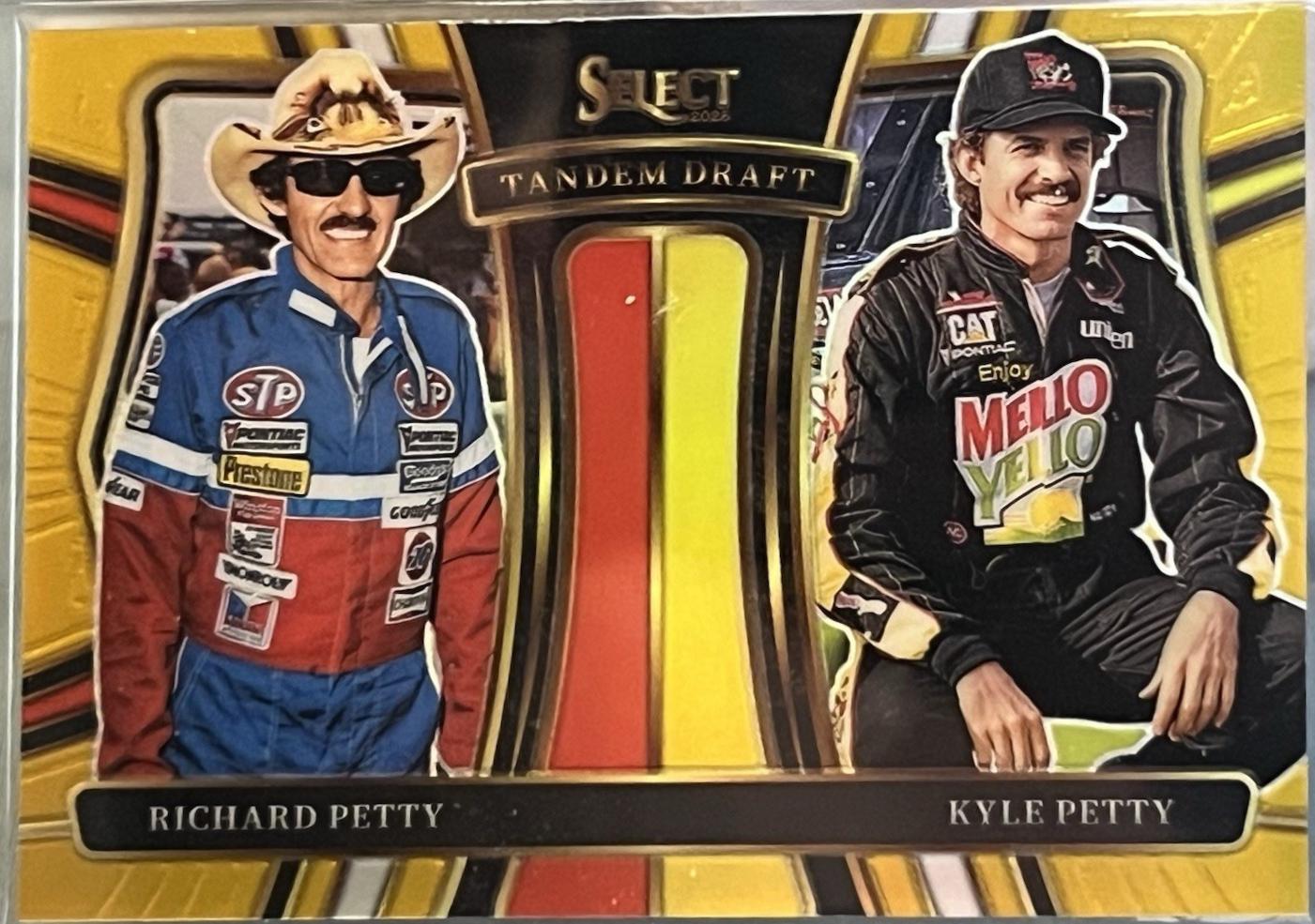 Kyle Petty / Richard Petty [Gold Prizm] #10