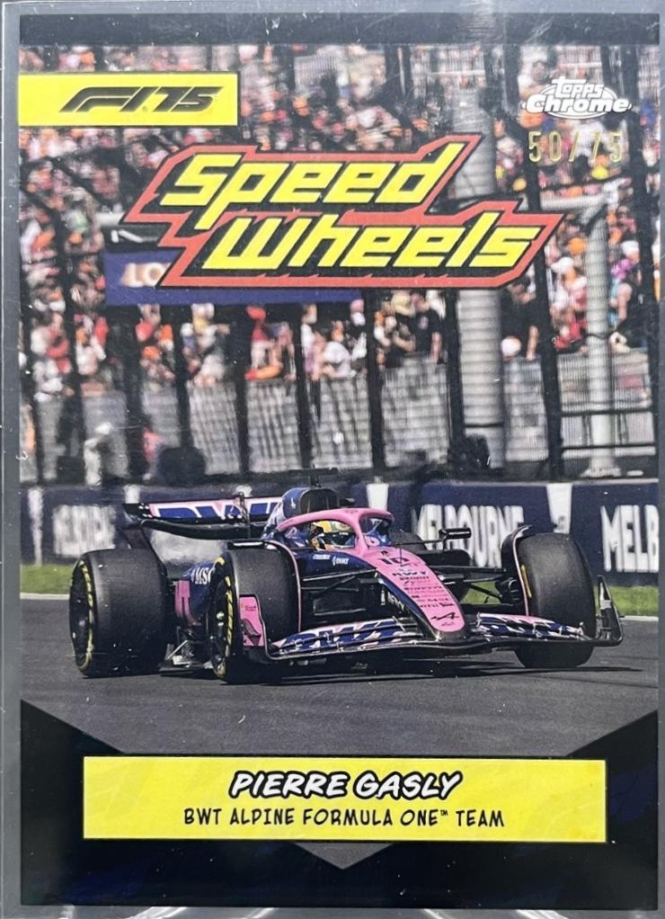 Pierre Gasly [75th Anniversary Refractor] #75-ALP