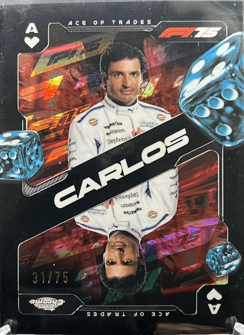 Carlos Sainz [75th Anniversary Refractor] #SCA-7