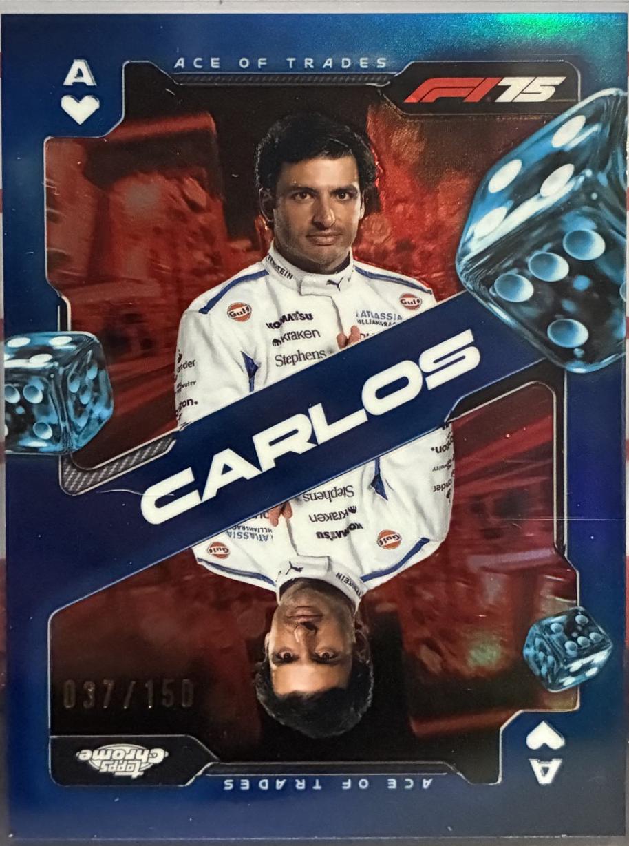 Carlos Sainz [Blue Refractor] #SCA-7