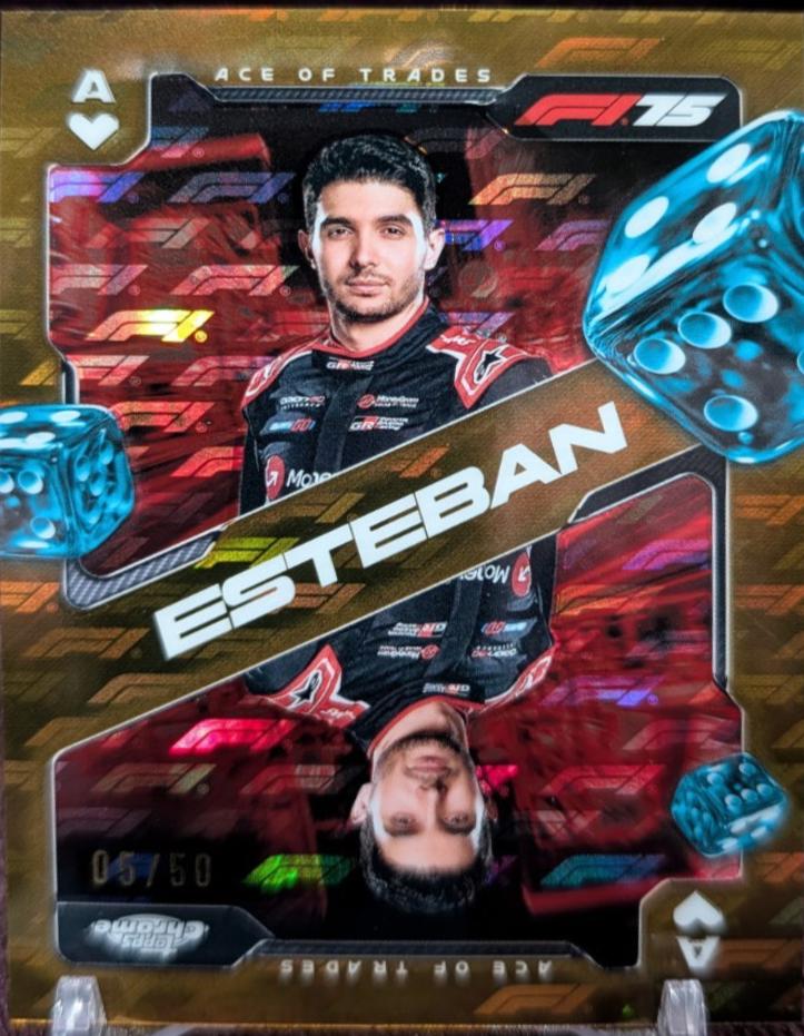 Esteban Ocon [Gold Refractor] #SCA-8