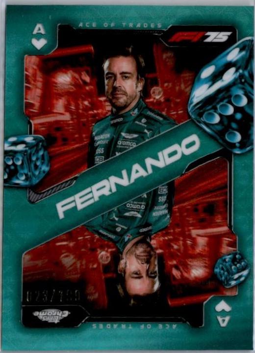Fernando Alonso [Aqua Refractor] #SCA-6