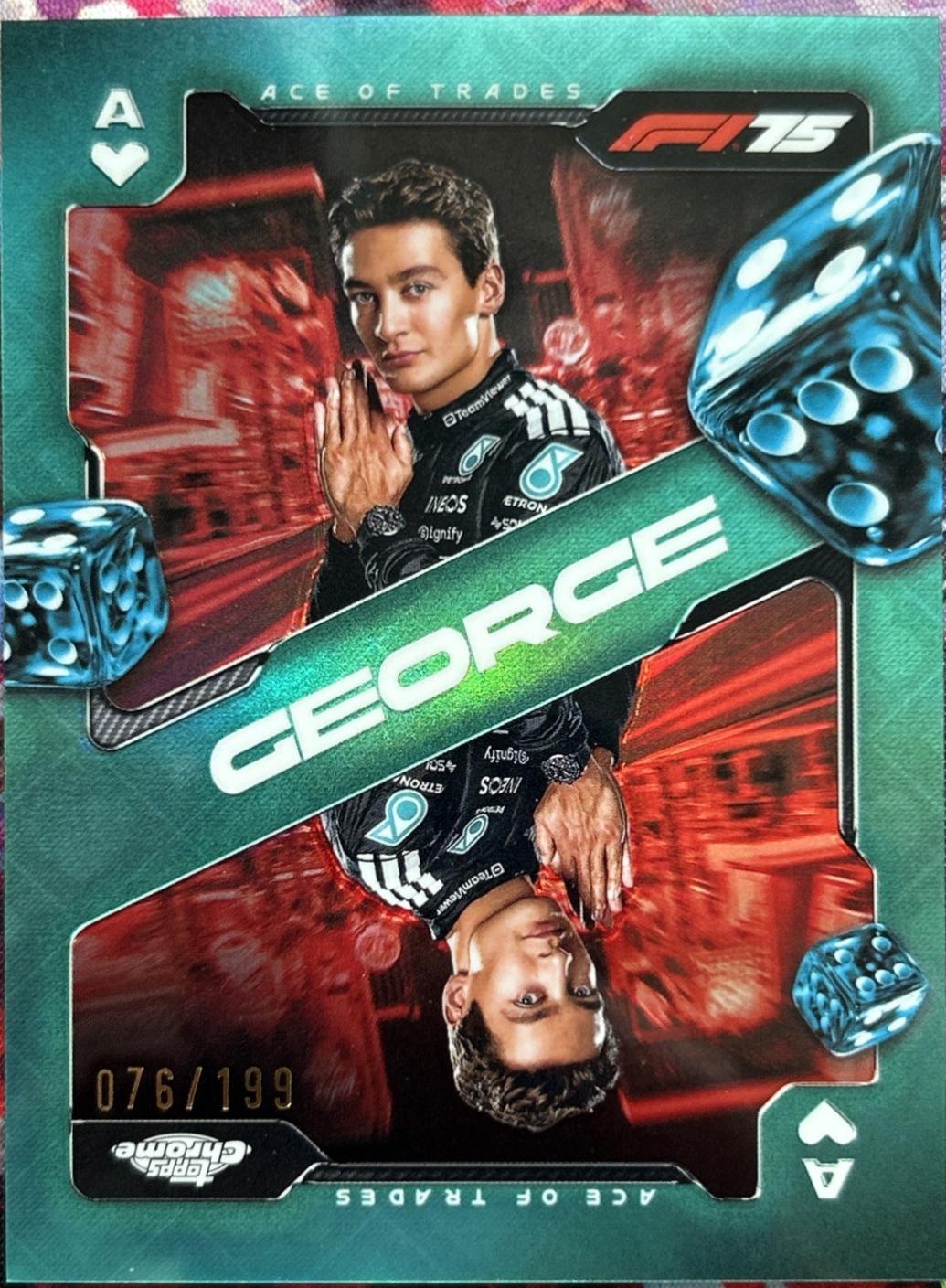 George Russell [Aqua Refractor] #SCA-1