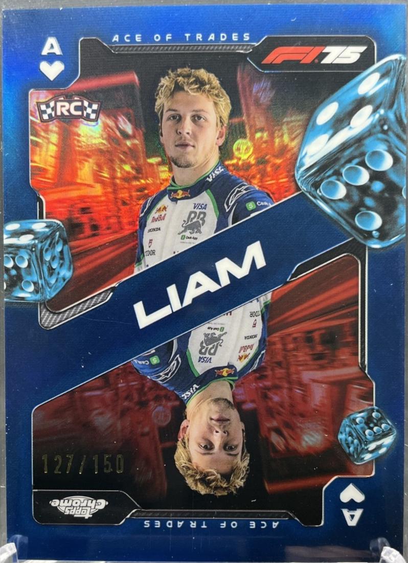 Liam Lawson [Blue Refractor] #SCA-5