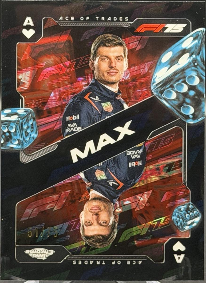 Max Verstappen [75th Anniversary Refractor] #SCA-3