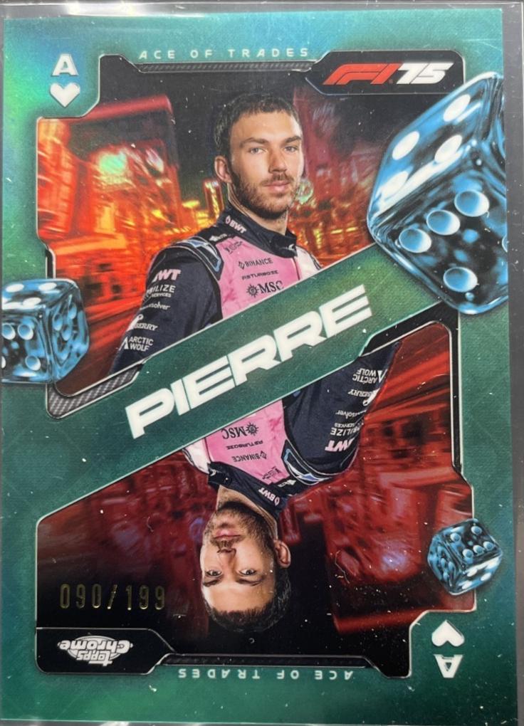 Pierre Gasly [Aqua Refractor] #SCA-9