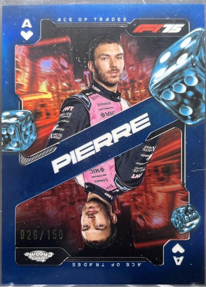 Pierre Gasly [Blue Refractor] #SCA-9
