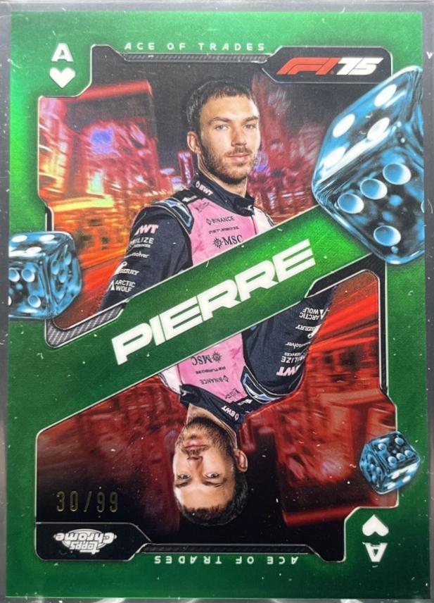 Pierre Gasly [Green Refractor] #SCA-9