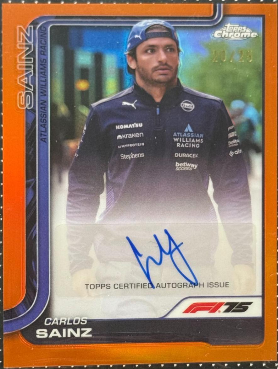 Carlos Sainz [Orange RayWave] #CAC-SAI