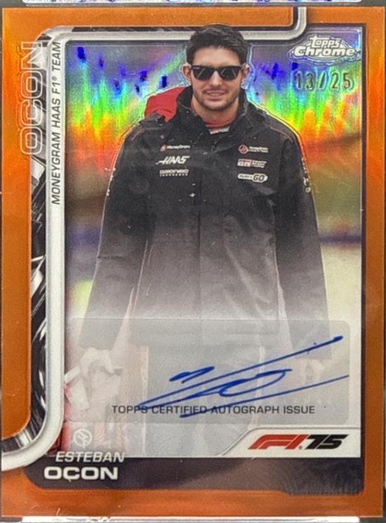 Esteban Ocon [Orange Refractor] #CAC-OCO