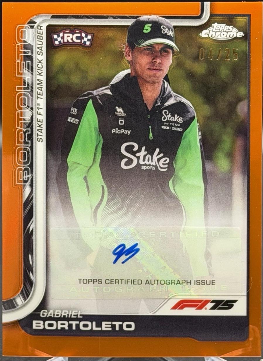 Gabriel Bortoleto [Orange Refractor] #CAC-BOR
