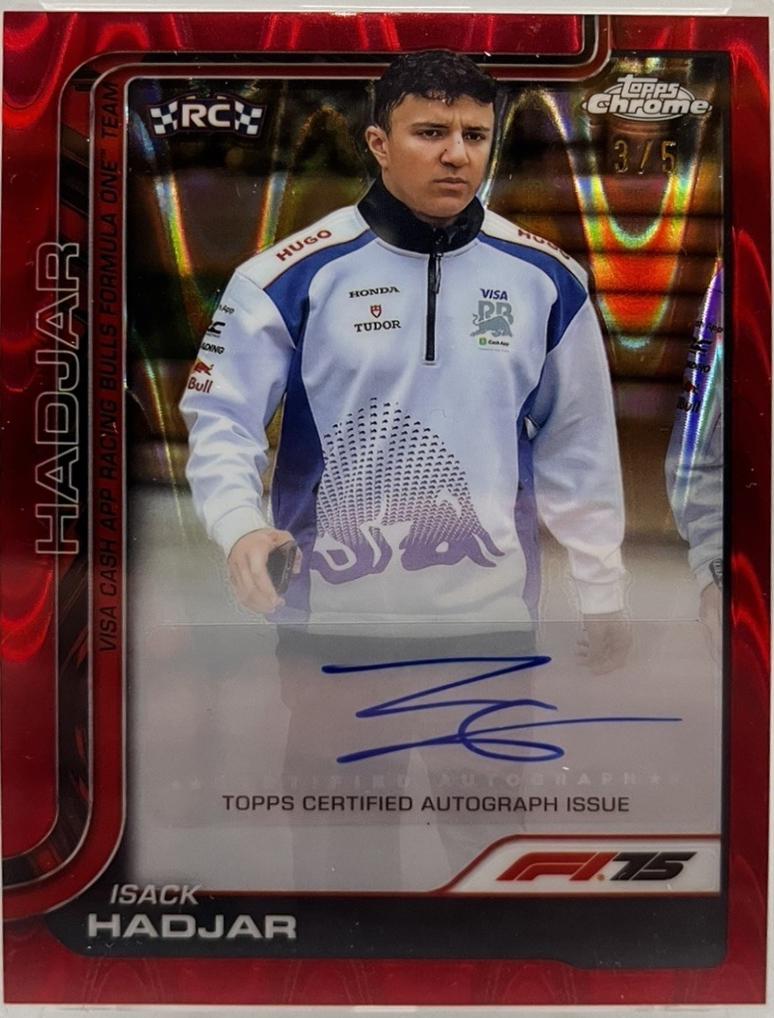 Isack Hadjar [Red RayWave Refractor] #CAC-HAD