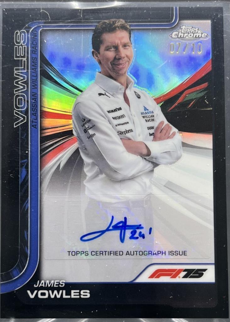 James Vowles [Black Refractor] #CAC-VOW