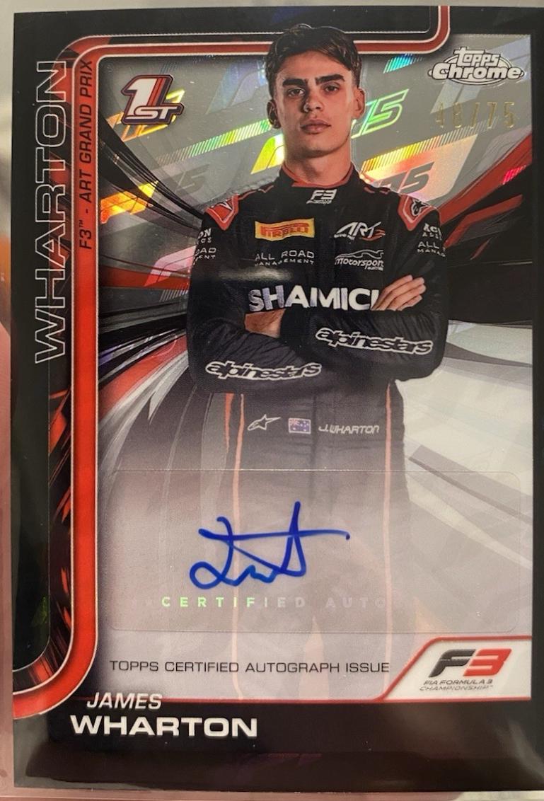 James Wharton [75th Anniversary Refractor] #CAC-WHA