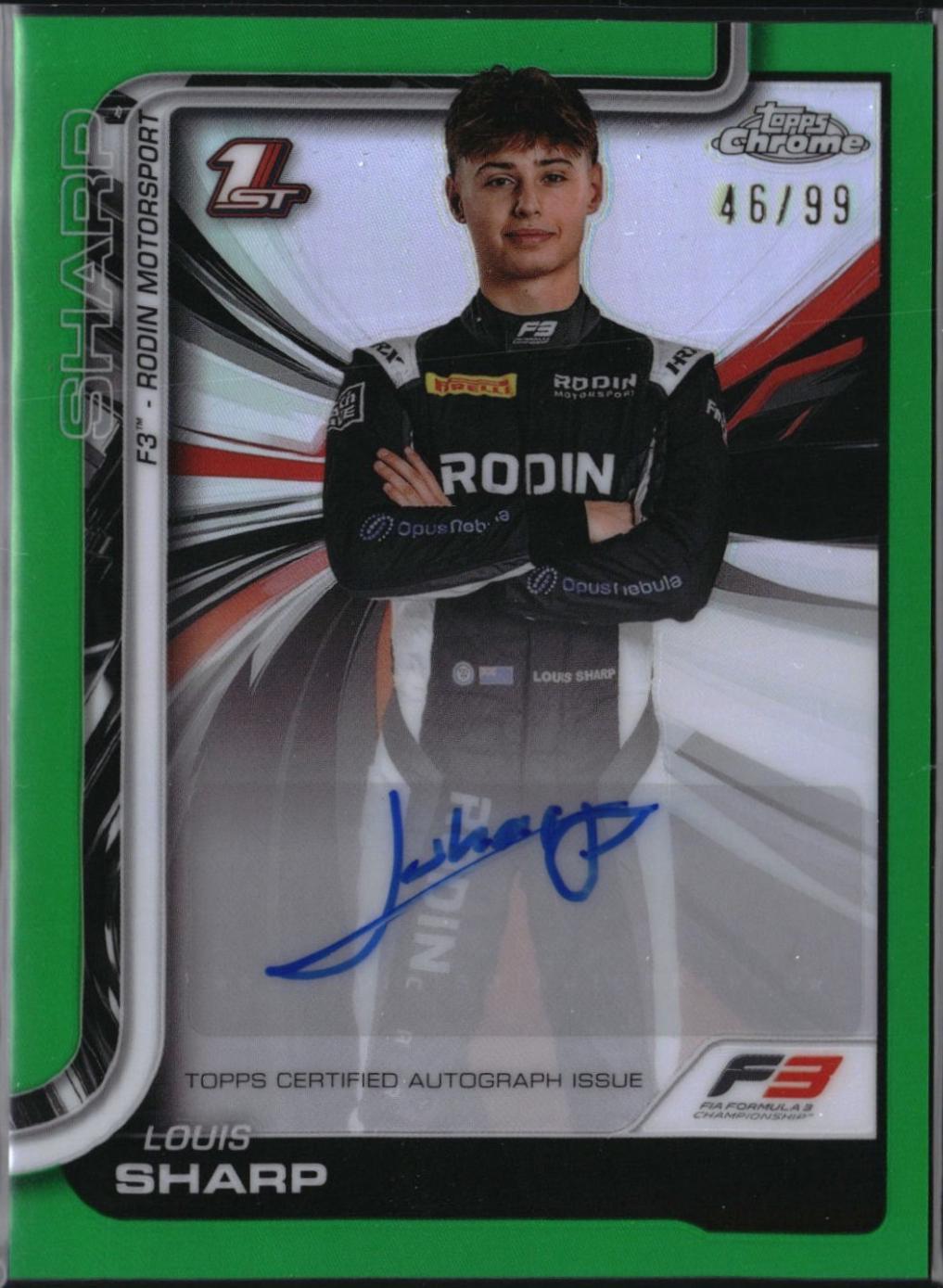 Louis Sharp [Green Refractor] #CAC-SHA