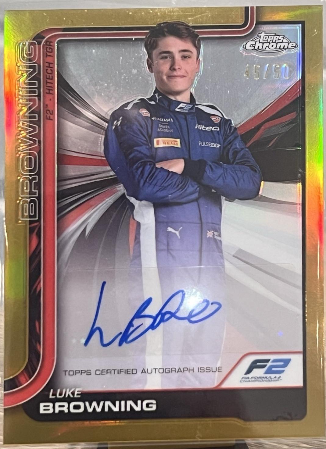 Luke Browning [Gold Refractor] #CAC-BRO