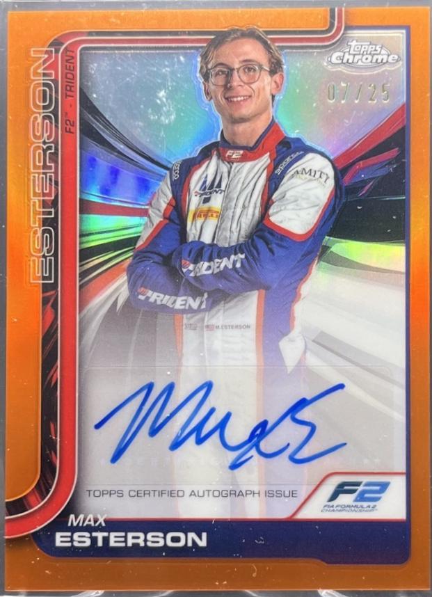 Max Esterson [Orange Refractor] #CAC-EST