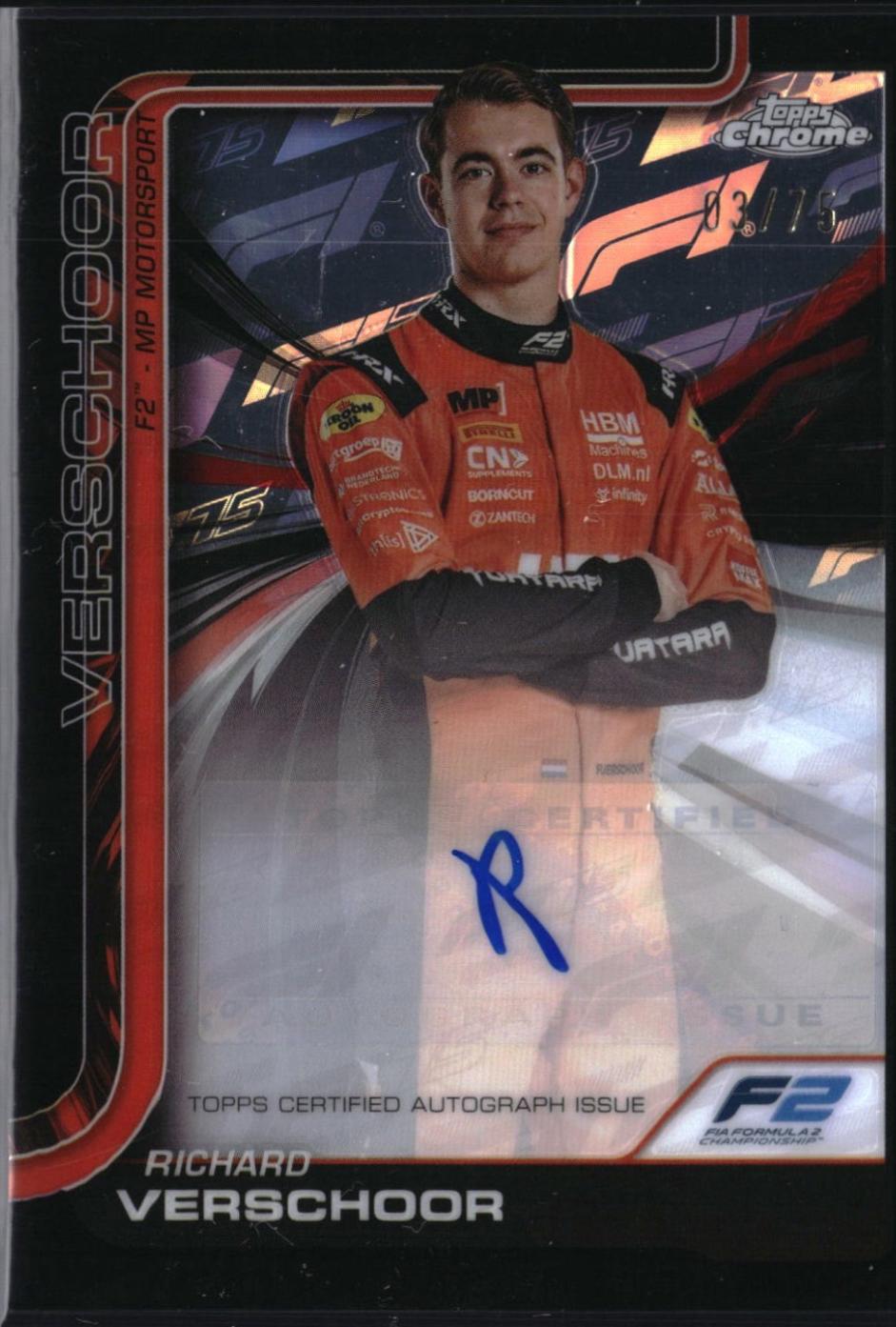 Richard Verschoor [75th Anniversary Refractor] #CAC-VERS