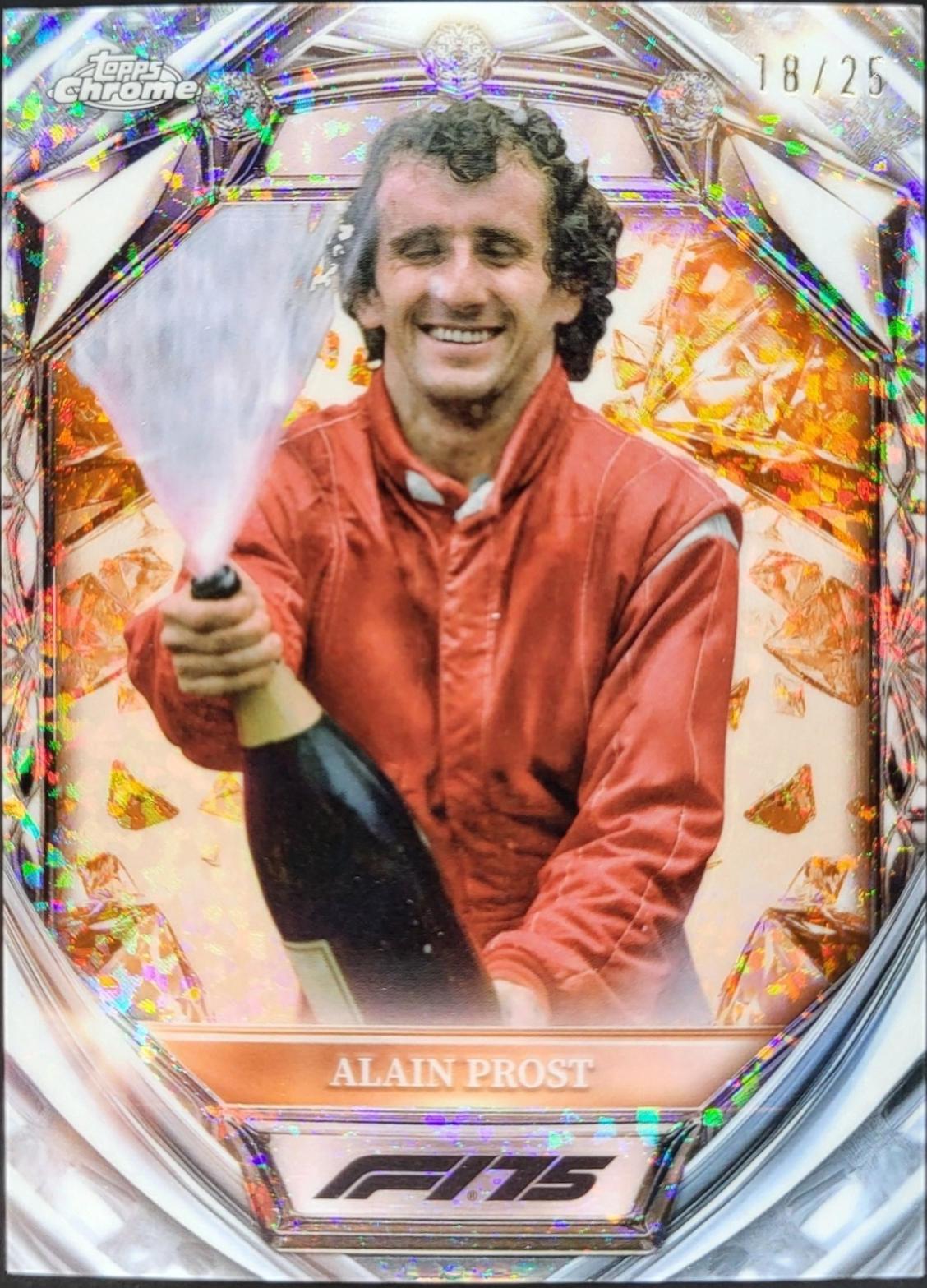 Alain Prost [Orange Mini-Diamond Refractor] #D75-41