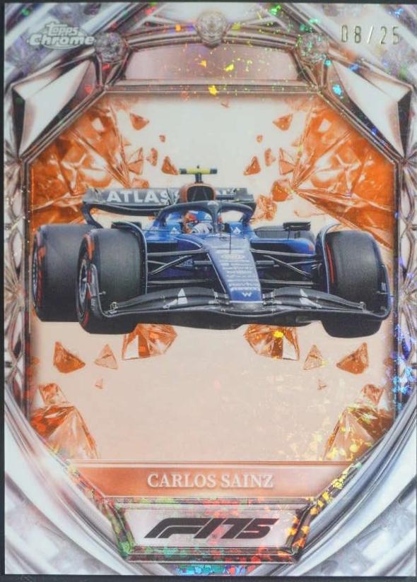 Carlos Sainz [Orange Mini-Diamond Refractor] #D75-38