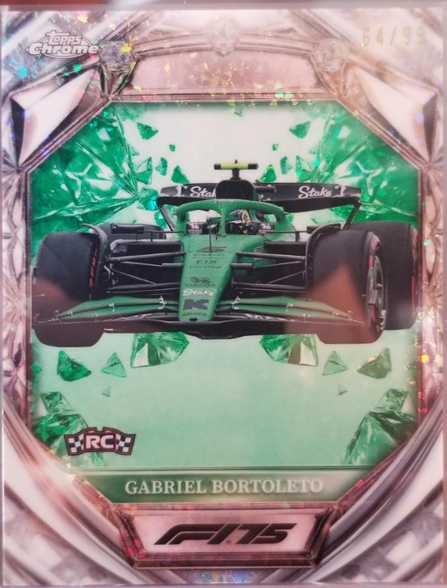 Gabriel Bortoleto [Green Mini-Diamond Refractor] #D75-20