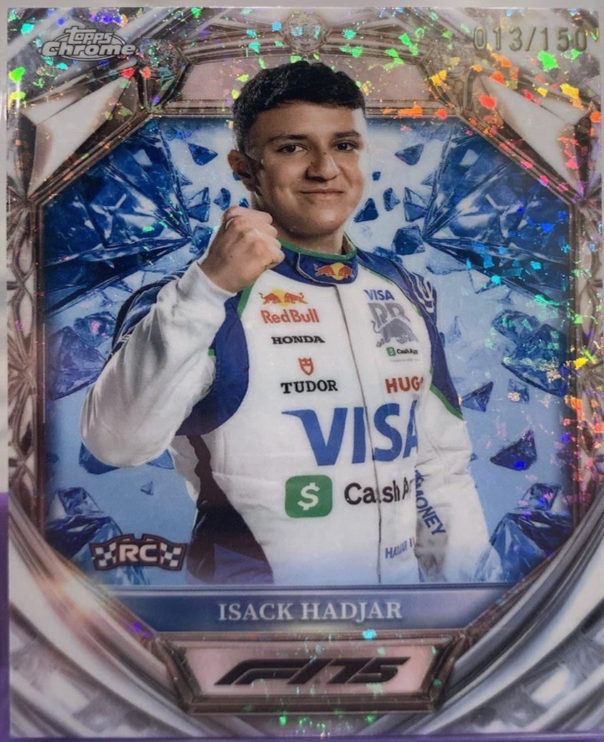 Isack Hadjar [Blue Mini-Diamond Refractor] #D75-12
