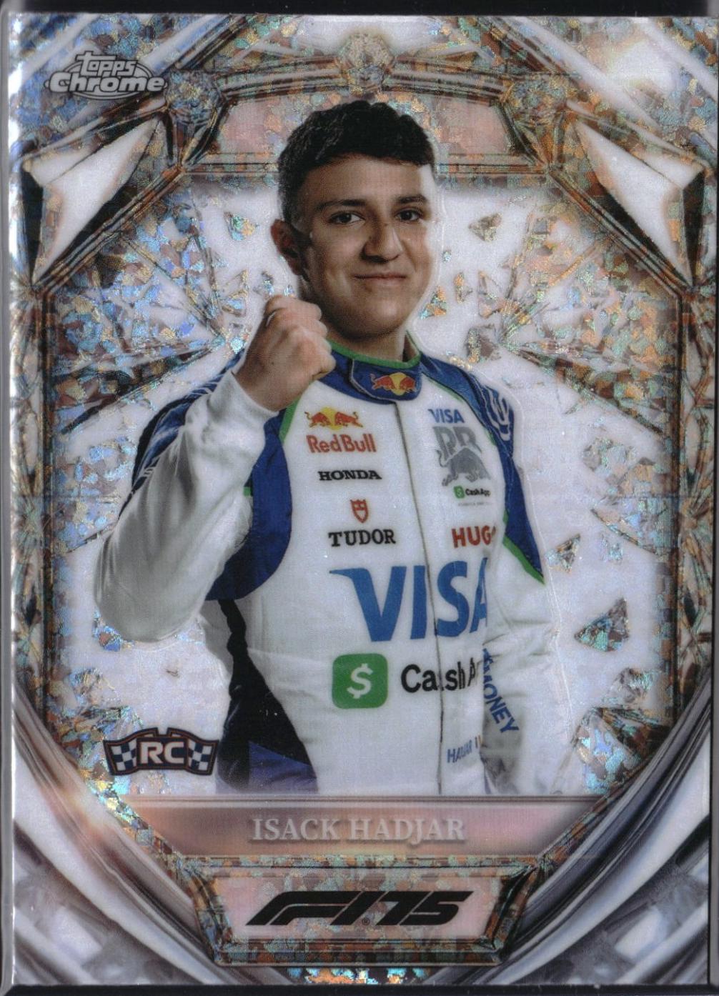 Isack Hadjar [Purple Mini-Diamond Refractor] #D75-12