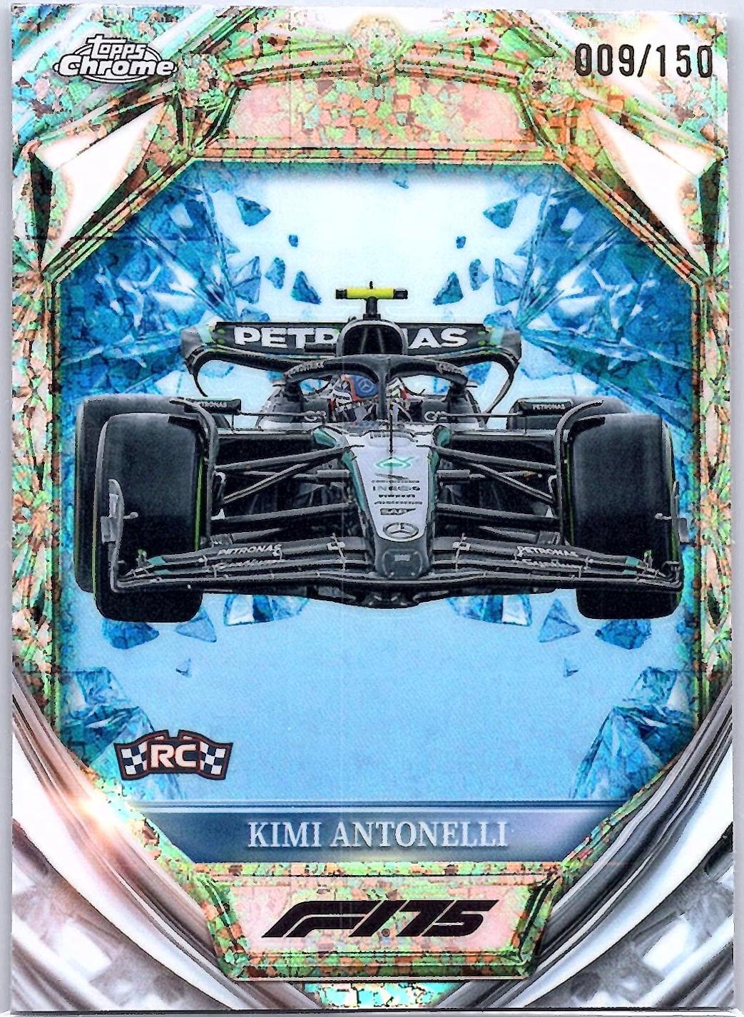Kimi Antonelli [Blue Mini-Diamond Refractor] #D75-28