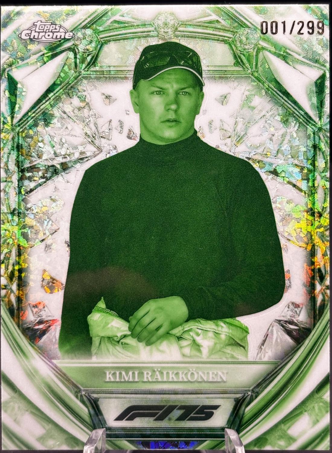 Kimi Raikkonen [Night Vision Mini-Diamond Refractor] #D75-46