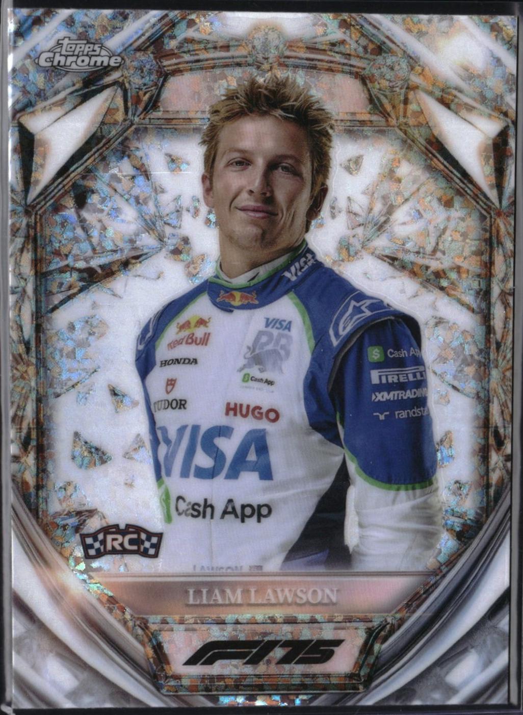 Liam Lawson [Purple Mini-Diamond Refractor] #D75-11