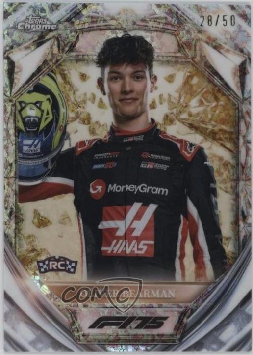 Oliver Bearman [Gold Mini-Diamond Refractor] #D75-14